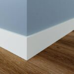 MDF Hoogplint Wit 12 cm - Afbeelding 2